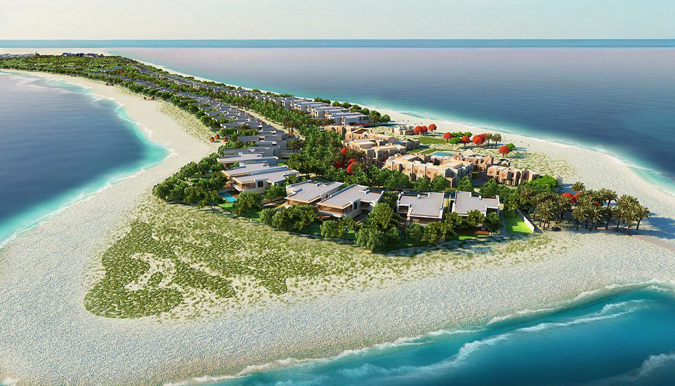 Hidd Al Saadiyat community aerial view